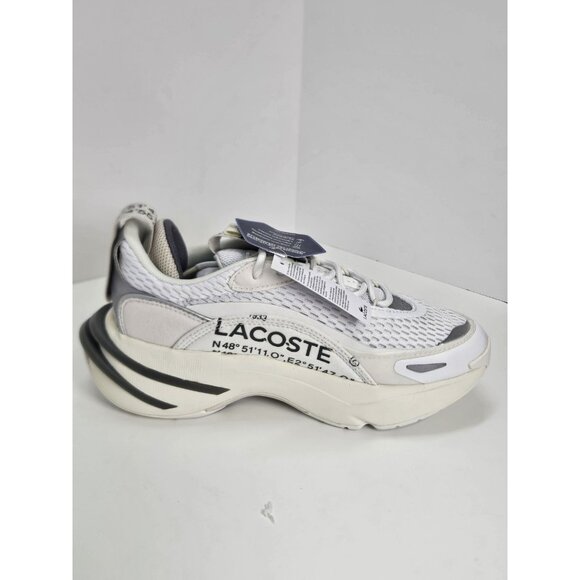 Lacoste‎ Odyssa 123 Sneakers Women's 6 White Grey - Picture 8 of 12